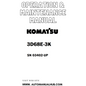 Komatsu 3D68E-3K Operation & Maintenance Manual SN 03402-UP - PDF