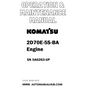 Komatsu 2D70E-5S-BA Engine Operation & Maintenance Manual SN 5A6263-UP - PDF
