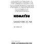 Komatsu SAA6D108E-2C-N8 Operation & Maintenance Manual SN 19030-UP PDF