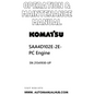 Komatsu SAA4D102E-2E-PC Engine Operation & Maintenance Manual SN 21541930-UP PDF 
