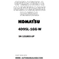 Komatsu 4D95L-1GG-W Operation & Maintenance Manual SN 131803-UP - PDF