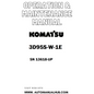 Komatsu 3D95S-W-1E Operation & Maintenance Manual SN 13618-UP - PDF