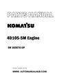 Komatsu 4D105-5M Engine Parts Manual SN 102876-UP - PDF