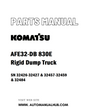 Komatsu AFE32-DB 830E Rigid Dump Truck Parts Manual SN 32426-32427 & 32457-32459 & 32484 - PDF 