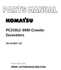 Komatsu PC350LC-8M0 Crawler Excavators Parts Manual SN A33901-UP PDF