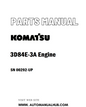 Komatsu 3D84E-3A Engine Parts Manual SN 00292-UP - PDF