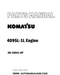 Komatsu 4D95L-1L Engine Parts Manual SN 15941-UP - PDF