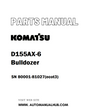 Komatsu D155AX-6 Bulldozer Parts Manual SN 80001-81027(ecot3) - PDF