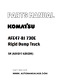 Komatsu AFE47-BJ 730E Rigid Dump Truck Parts Manual SN (A30197-A30200) - PDF