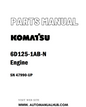 Komatsu 6D125-1AB-N Engine Parts Manual SN 47990-UP - PDF