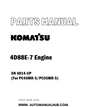 Komatsu 4D88E-7 Engine Parts Manual SN 4814-UP (For PC45MR-5/PC55MR-5) - PDF