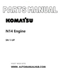 Komatsu N14 Engine Parts Manual SN 1-UP PDF