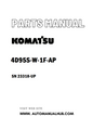 Komatsu 4D95S-W-1F-AP Engine Parts Manual SN 23318-UP - PDF