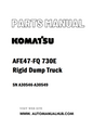 Komatsu AFE47-FQ 730E Rigid Dump Truck Parts Manual SN A30546-A30549 - PDF 