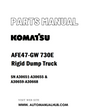 Komatsu AFE47-GW 730E Rigid Dump Truck Parts Manual SN A30651-A30655 & A30659-A30668 - PDF 