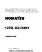 Komatsu 4D95L-1CC Engine Parts Manual SN 49965-UP - PDF