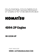 Komatsu 4D94-2P Engine Parts Manual SN 12336-UP - PDF