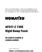 Komatsu AFE47-Z 730E Rigid Dump Truck Parts Manual SN A30079-A30086 & A30088-A30089 - PDF