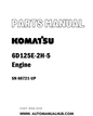 Komatsu 6D125E-2H-5 Engine Parts Manual SN 60721-UP - PDF