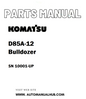 Komatsu D85A-12 Bulldozer Parts Manual SN 10001-UP - PDF