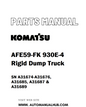 Komatsu AFE59-FK 930E-4 Rigid Dump Truck Parts Manual SN A31674-A31676, A31685, A31687 & A31689 - PDF 