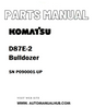 Komatsu D87E-2 Bulldozer Parts Manual SN P090001-UP - PDF