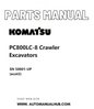 Komatsu PC800LC-8 Crawler Excavators Parts Manual SN 50001-UP (ecot3) PDF