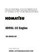 Komatsu 4D95L-1C Engine Parts Manual SN 49965-UP - PDF