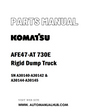 Komatsu AFE47-AT 730E Rigid Dump Truck Parts Manual SN A30140-A30142 & A30144-A30145 - PDF