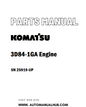 Komatsu 3D84-1GA Engine Parts Manual SN 25919-UP - PDF