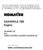Komatsu SAA4D95LE-7BB Engine Parts Manual SN 800001-UP (For D39EX-24,D39EXI-24,D39PX-24,D39PXI-24) PDF