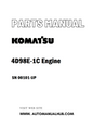 Komatsu 4D98E-1C Engine Parts Manual SN 00101-UP - PDF
