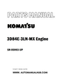 Komatsu 3D84E-3LN-MX Engine Parts Manual SN 05993-UP - PDF