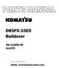 Komatsu D85PX-15E0 Bulldozer Parts Manual SN 11609-UP (ecot3) - PDF