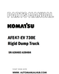Komatsu AFE47-EV 730E Rigid Dump Truck Parts Manual SN A30483-A30484 - PDF 