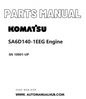 Komatsu SA6D140-1EEG Engine Parts Manual SN 10001-UP PDF