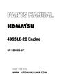 Komatsu 4D95LE-2C Engine Parts Manual SN 100005-UP - PDF
