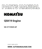 Komatsu QSK19 Engine Parts Manual SN 37172929-UP PDF