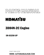 Komatsu 3D84N-2C Engine Parts Manual SN-03250-UP - PDF