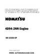 Komatsu 4D94-2NN Engine Parts Manual SN 12336-UP - PDF