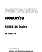 Komatsu 4D88E-3C Engine Parts Manual SN 00101-UP - PDF