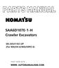 Komatsu SAA6D107E-1-H Crawler Excavators Parts Manual SN 26541163-UP (For WA250-6/WA250PZ-6) PDF