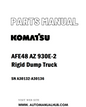 Komatsu AFE48 AZ 930E-2 Rigid Dump Truck Parts Manual SN A30132-A30136 - PDF