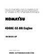 Komatsu 4D88E-5X-BB Engine Parts Manual SN 00101-UP - PDF