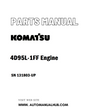 Komatsu 4D95L-1FF Engine Parts Manual SN 131803-UP - PDF