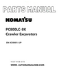 Komatsu PC800LC-8K Crawler Excavators Parts Manual SN K50001-UP PDF