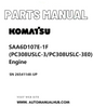 Komatsu SAA6D107E-1F (PC308USLC-3/PC308USLC-3E0) Engine Parts Manual SN 26541148-UP PDF