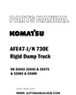 Komatsu AFE47-J/N 730E Rigid Dump Truck Parts Manual SN 32642-32643 & 32675 & 32682 & 32689 - PDF