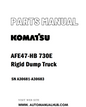 Komatsu AFE47-HB 730E Rigid Dump Truck Parts Manual SN A30681-A30683 - PDF 