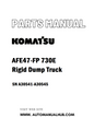 Komatsu AFE47-FP 730E Rigid Dump Truck Parts Manual SN A30541-A30545 - PDF